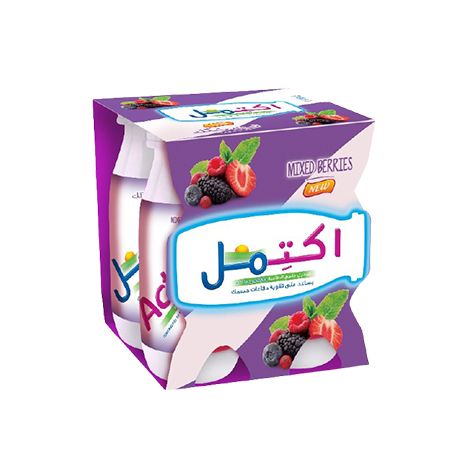 مشروب البان اكتمل توت مشكل4×93مل - Ur Jameeya